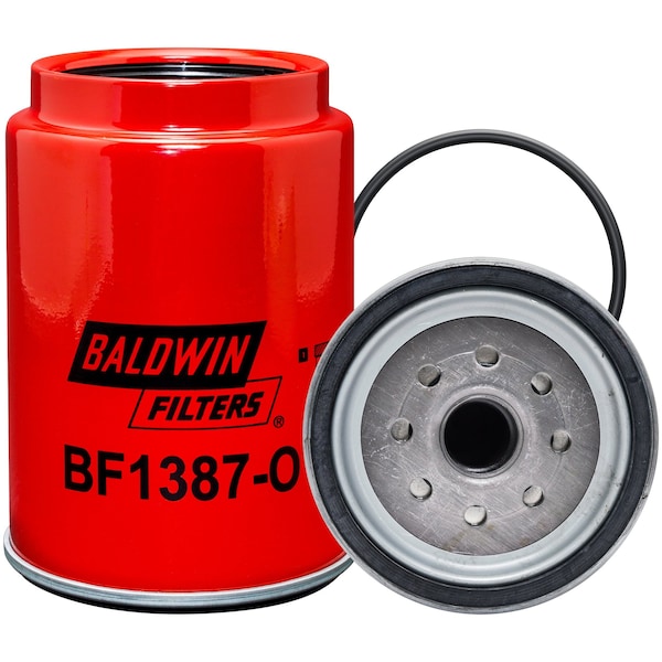 Baldwin Filters Fuel Filter, 6-5/16 x 4-1/4 x 6-5/16 In BF1387-O - main
